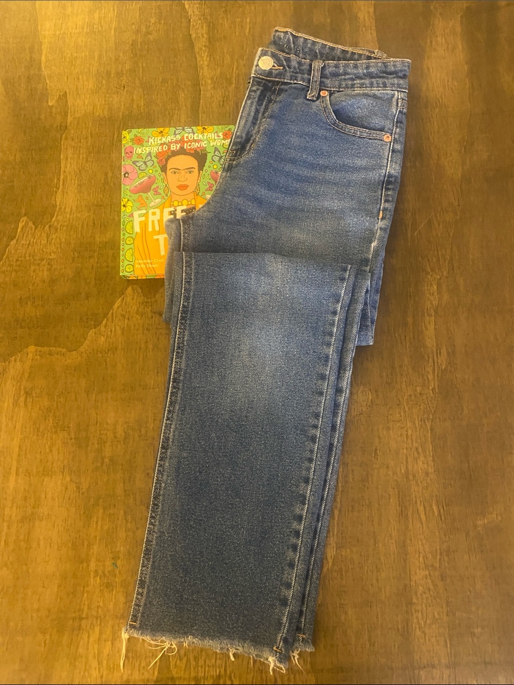wild fable Women's Blue Straight-Leg Jeans